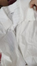 茵曼歐若風通勤短袖襯衫女夏季法式時尚氣質百搭職業(yè)純棉襯衣上衣 象牙白 M 曬單實拍圖