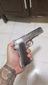 aqk1911成人玩具槍鋁合金bb全金屬手槍黃河牌發(fā)射器打氣球的搶彈 AQK8.0最新版鎢鋼色(標(biāo)配） 曬單實(shí)拍圖
