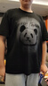 森馬（Semir）短袖T恤男國潮熊貓印花t恤內(nèi)搭寬松2025夏季上衣時(shí)髦109325100124 曬單實(shí)拍圖