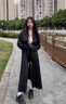 CEENIU長(cháng)款防曬衣女2025新款百搭全身防曬服沙灘皮膚衣連帽長(cháng)袖遮陽(yáng)騎行 黑色+鏡片款 均碼 【建議80-130斤】 曬單實(shí)拍圖