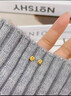 中國黃金三角結(jié)黃金耳釘女999足金耳飾七夕情人節(jié)禮物送女朋友老婆 臻選禮盒包裝【無產(chǎn)品勿單拍】 曬單實(shí)拍圖