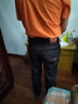 望了型秋冬季厚款彈力牛仔褲男直筒修身休閑男褲中青年工作干活耐臟長(cháng)褲 010藍+010黑】好質(zhì)量 發(fā)2條 31碼【2尺4】 120-125斤 曬單實(shí)拍圖