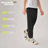 Skechers斯凱奇男女童春夏長(zhǎng)褲大童寬松兒童運(yùn)動(dòng)P225K069 K069/碳黑/0018 160 曬單實(shí)拍圖