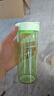 特百惠（Tupperware）水杯430ml瑩彩便攜塑料杯學(xué)生兒童密封防漏隨手杯 薄荷綠 430ml 曬單實(shí)拍圖