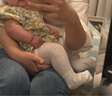 微獅牧尼嬰兒長(zhǎng)筒襪子夏季薄款新生兒過膝襪松口高筒襪寶寶透氣襪 曬單實(shí)拍圖