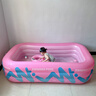 KOOCOOL充氣游泳池家用兒童寶寶洗澡盆可折疊加厚水池嬰兒小孩家庭戲水池 2.1米 | 活力粉【豪華禮包】 曬單實(shí)拍圖