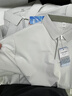 北羅蔚來(lái)工作服夏季定制t恤印字logo高端冰絲企業(yè)4S店polo文化衫工裝 【A-拉鏈款/迪桑皺】抗菌 灰白 S 曬單實(shí)拍圖