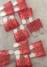 歐銳馳汽車(chē)通用保險絲保險片車(chē)用組合套裝 100pcs 2-35A 最小號（迷你） 曬單實(shí)拍圖