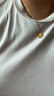 菜百首飾 黃金項(xiàng)鏈 足金延長(zhǎng)鏈  HD 中秋禮物 黃金延長(zhǎng)鏈 約0.80g 曬單實(shí)拍圖