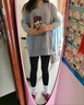 楓顧藍(lán)加肥加大女裝 寬松大碼220斤毛衣300斤特胖mm針織打底衫女秋冬季4 灰色 3XL 建議240-300斤 曬單實(shí)拍圖