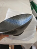 茯見(jiàn)日式拉面碗大號(hào)面碗創(chuàng)意斗笠碗喇叭碗面條碗吃泡面碗陶瓷餐具湯碗 8英寸喇叭碗（藍(lán)冰） 曬單實(shí)拍圖