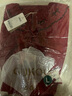 果殼（Gukoo）睡衣情侶夏季新婚紅色睡裙純棉寬松女家居服套裝男 好柿紅 女  L  曬單實(shí)拍圖