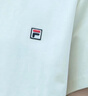 FILA 斐樂官方t恤短袖男子針織短袖衫2025夏新款時尚休閑簡約圓領(lǐng)上衣 云白-WT XL 180/100A/XL 曬單實拍圖