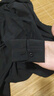 閎風(fēng)潮牌長(zhǎng)袖襯衫男春夏秋季韓版痞帥純色上衣服日系休閑男生襯衣外套 黑色 XL 曬單實(shí)拍圖