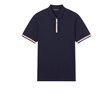 AQUASCUTUM/雅格獅丹2025春夏男士商務(wù)休閑翻領(lǐng)短袖POLO衫 皇家藍 L 曬單實(shí)拍圖