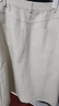 庫恩瑪維【模特同款腰帶】純色半身裙女2024早春新款氣質(zhì)A字裙K56829 奶青色 M 曬單實拍圖