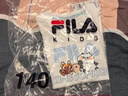 斐樂(lè )FILA童裝兒童短袖T恤2025年夏季新款男女大小童抗菌上衣休閑 冰晶藍-LB 130 曬單實(shí)拍圖