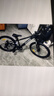 喜德盛青少年兒童自行車小王子24寸禧瑪諾7速X6內走線車架 機械碟剎 黑/銀 曬單實拍圖