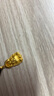 中國黃金（CHINA GOLD）菩薩黃金吊墜足金觀音男款黑繩紅繩項(xiàng)鏈618送老婆618送女朋友禮物 【京速達(dá)】【收藏級(jí)】火焰觀音約1.9g【默認(rèn)黑繩】 曬單實(shí)拍圖