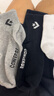 匡威Converse男女童短襪3雙裝春秋新款兒童透氣運(yùn)動(dòng)棉襪 曬單實(shí)拍圖