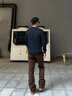 安踏衛(wèi)衣男秋季運動衣服長袖t恤男裝2025新款休閑圓領(lǐng)寬松套頭打底衫 基礎(chǔ)黑 L /175 適合120-140斤 曬單實拍圖
