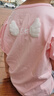 ASK JUNIOR女童短袖T恤夏裝新品小童背后小翅膀休閑純棉打底衫 粉色 120  曬單實(shí)拍圖