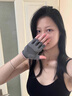 BIBK德國品質健身手套女防滑防起繭半指擼鐵手套引體向上啞鈴壺鈴訓練 霞紅煙紫?凝膠掌墊/透氣防滑/拒 S建議體重(80-110斤) 曬單實拍圖