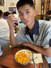 OEMG 假兩件半拉鏈Polo衫短袖男士夏季潮牌撞色設(shè)計(jì)感百搭T恤翻領(lǐng)上衣 灰色 XL [建議110-130斤] 曬單實(shí)拍圖
