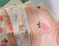 北極絨4條裝兒童內(nèi)褲女童發(fā)育期純棉女孩學(xué)生夏季薄平角短褲寶寶中大童 曬單實(shí)拍圖