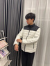 波司登（BOSIDENG）25新【疊變】三合一機能沖鋒衣鵝絨羽絨服男女同款外套B250331320 云溪白/黑藏青 XL 175/96A 體重約130-140斤 曬單實(shí)拍圖