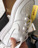 耐克NIKE板鞋女子大童空軍一號 AIR FORCE 1運動鞋F(xiàn)V5951-111白39 曬單實拍圖