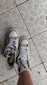 匡威（Converse）官方 All Star男女帆布鞋運(yùn)動(dòng)鞋慵懶灰灰色171265C 171265C 39.5 曬單實(shí)拍圖