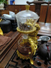 瓷牌茗茶具（cipaiming teaset）瓷牌茗 招財金蟾茶具套裝懶人功夫泡茶壺磁吸出水會(huì )客小型泡茶器 《七彩金蟾》自動(dòng)泡茶器+六彩杯 曬單實(shí)拍圖