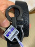 Salvatore Ferragamo菲拉格慕男士黑色銀扣雙面可調(diào)節(jié)腰帶 687611 115送男友禮物 曬單實拍圖