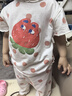 巴厘小豬（BALIPIG）女童短袖家居服夏季薄款兩件套透氣寶寶套裝 米白 100 cm 曬單實拍圖