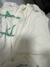 棉花會A類純棉透氣無骨嬰兒連體衣夏季寶寶哈衣爬服新生幼兒打底內(nèi)衣 素雨霧白【秋冬款】 59cm （適合身高53-61cm） 曬單實拍圖