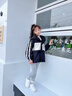 moonkids女童褲子秋裝打底褲春秋童裝2025新款兒童外穿秋季純棉休閑女寶寶 9658灰色（加絨款） 110 cm 曬單實(shí)拍圖