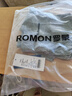 羅蒙（ROMON）品牌黑色純棉七分打底褲女外穿夏季薄款緊身大碼胖mm高腰騎行瑜伽 淺灰裝 1條 2XL 150-180斤 曬單實(shí)拍圖