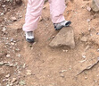 悍途（HUMTTO）防滑登山鞋女舒適減震戶外徒步鞋加絨保暖棉鞋 米灰常規(guī) 40  曬單實拍圖