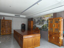 匠令金絲楠木陰沉木辦公桌四川小葉楨楠實木書桌老板桌總裁桌定制收藏 辦公桌書柜組合 曬單實拍圖