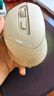英菲克（INPHIC）DR6無線藍(lán)牙鼠標(biāo)可充電式辦公輕音便攜人體工學(xué)雙模三模筆記本電腦ipad通用 白杏色 曬單實(shí)拍圖
