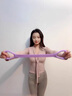 擎晨德國(guó)品質(zhì)拉力器女拉伸彈力帶練背神器開(kāi)肩拉背美背阻力繩健身瑜伽 優(yōu)雅紫-旗艦款【新手-15磅】高端 曬單實(shí)拍圖