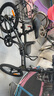 都市螳螂CMSBIKE親子折疊自行車超輕便攜變速男女遛娃自行單車折疊腳踏車 出口版【石英灰+兒童座椅含車筐 20英寸 曬單實拍圖
