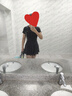 Keep泳衣女連體裙式游泳衣遮肚顯瘦大碼溫泉抗氯速干泳裝 灰黑色 L  曬單實(shí)拍圖