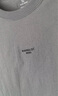 布先生布先生廓形字母刺繡短袖T恤男夏定制皮牌上衣 石墨黑  XL (180)  曬單實(shí)拍圖