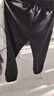 迪伽達(dá)cleanfit黑色彎刀褲子男士春秋夏季款休閑顯瘦微喇西褲垂墜高級感 SBXS-C911-3黑色 XL 曬單實拍圖