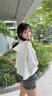 日本防曬衣女新款原紗型斗篷夏季寬松舒適透氣薄款冰絲防曬服外套 淺紫色【云朵原紗】 均碼 適合80-170斤 曬單實拍圖