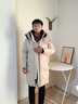 波司登（BOSIDENG）【七夕禮物】25新款羽絨服男女情侶中長90絨商場同款運動休閑外套 【店長推薦】日出沙丘7A41 卡碼拍大 L 170/92A 體重約120-140斤 曬單實拍圖