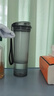 特百惠（Tupperware）晶彩MAX塑料杯600ml 男女士學(xué)生夏季運(yùn)動(dòng)水杯子戶外大容量 酷炫黑 曬單實(shí)拍圖