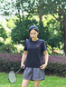金利來【臺球運(yùn)動系列】短袖T恤女斯諾克桌球中八三防抗菌圓領(lǐng)夏季新款 黑色-99 S 曬單實(shí)拍圖